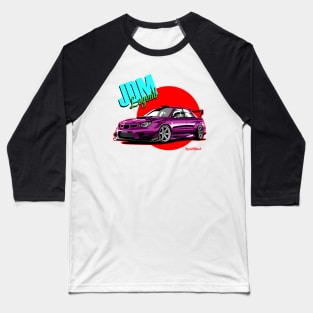 WRX sti illustration vector art Baseball T-Shirt